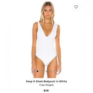 Keep it Sleek bodysuit White Free People